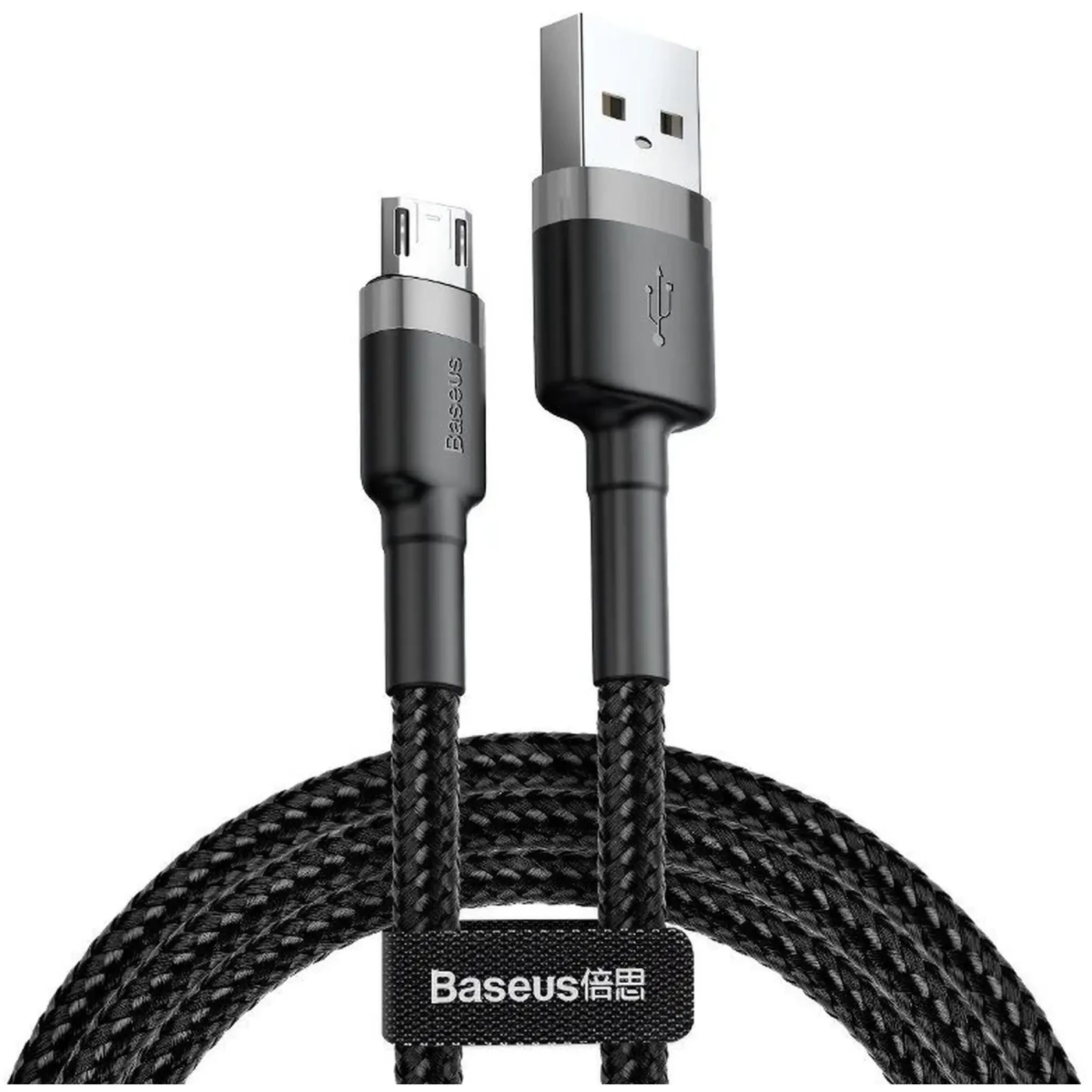 Купить Кабель Baseus Cafule USB - MicroUSB 1.5A 1m Black (CAMKLF-BG1) - фото 1