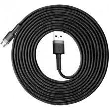Купить Кабель Baseus Cafule USB - MicroUSB 1.5A 2m Black (CAMKLF-CG1) - фото 6