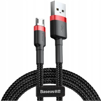 Купить Кабель Baseus Cafule USB - MicroUSB 1m Red-Black (CAMKLF-B91) - фото 1