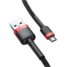 Купить Кабель Baseus Cafule USB - MicroUSB 1m Red-Black (CAMKLF-B91) - фото 2