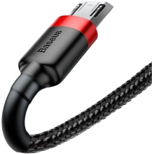Купить Кабель Baseus Cafule USB - MicroUSB 3m Red-Black (CAMKLF-H91) - фото 4