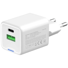 Купити Мережевий зарядний пристрій ColorWay GaN Mini 20W PD Port PPS USB White (CW-CHS062PD-WT) - фото 4