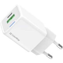 Купити Мережевий зарядний пристрій ColorWay GaN Mini 20W PD Port PPS USB White (CW-CHS062PD-WT) - фото 5