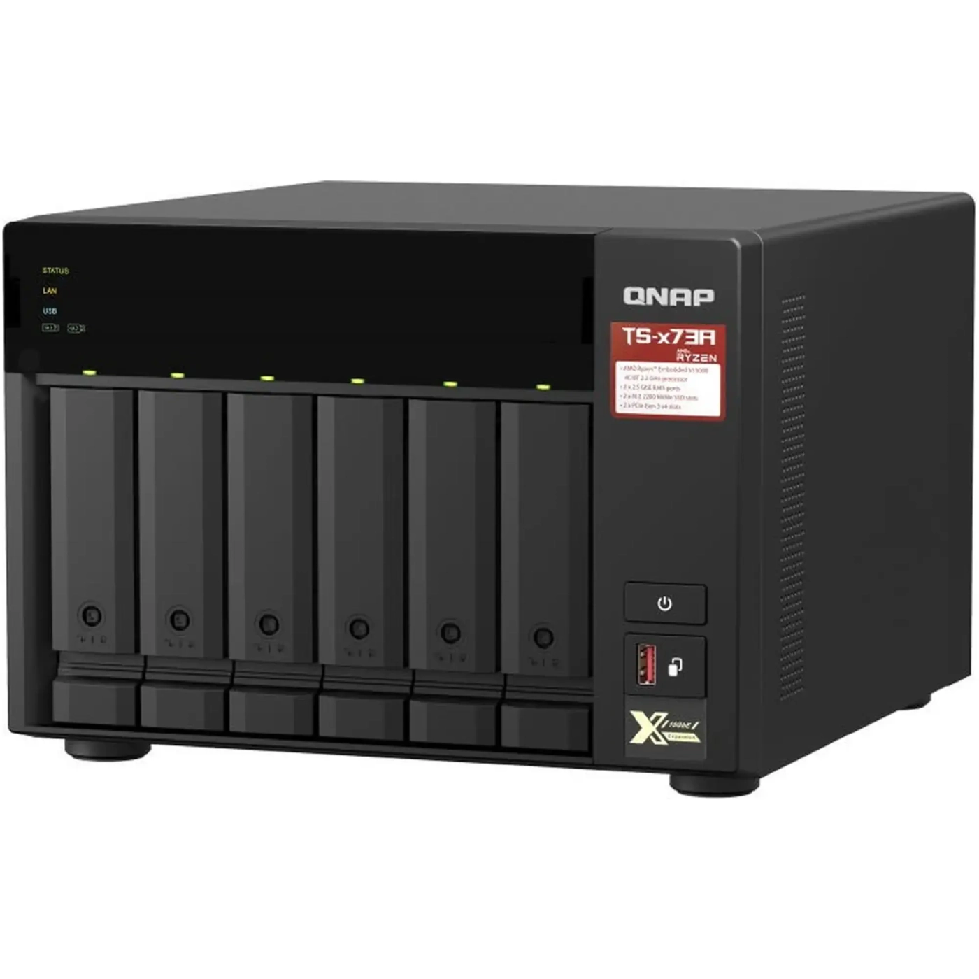 Купить Сетевое хранилище NAS QNAP TS-673A-8G - фото 5