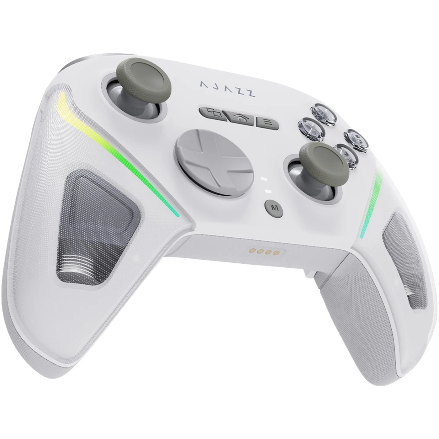 Купити Геймпад Ajazz GP100S 2.4G/BT/USB Switch/PC/iOS/Android RGB White (GP100S-W) - фото 7