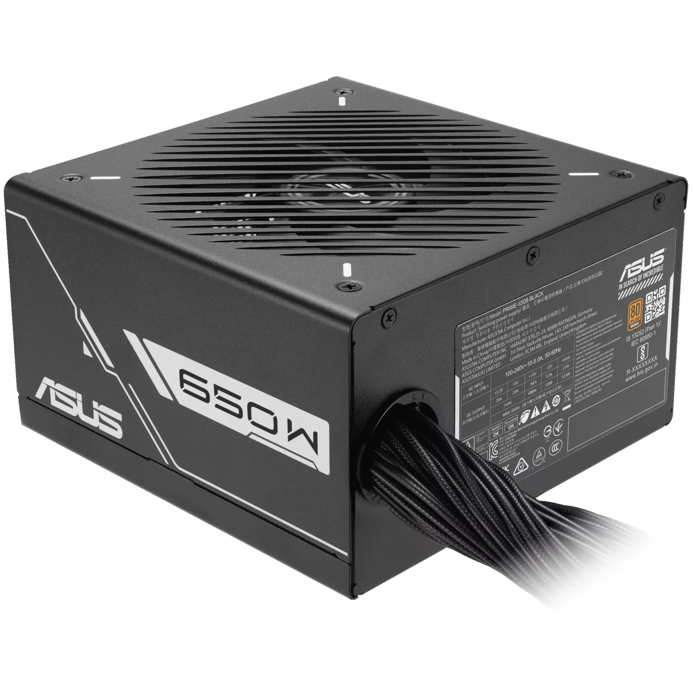 Купити Блок живлення ASUS Prime 650W 80+ Bronze (90YE00Y1-B0NA00) - фото 1