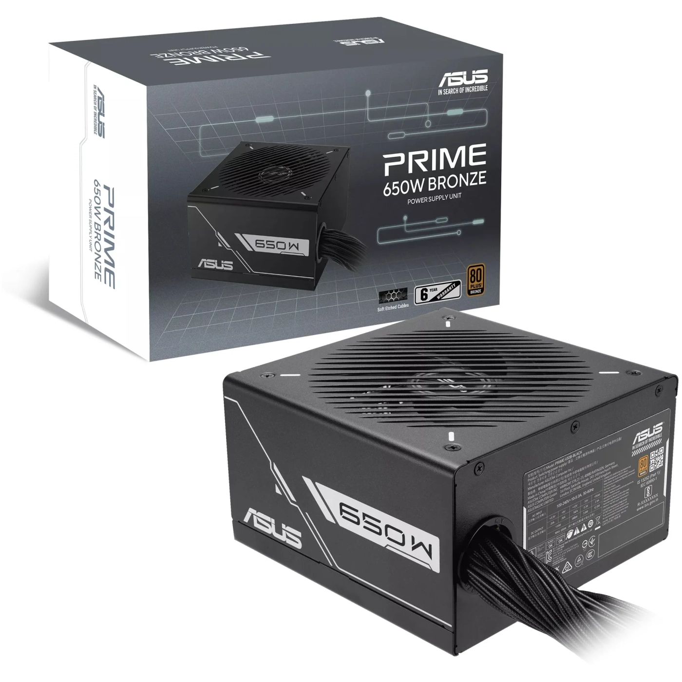 Купити Блок живлення ASUS Prime 650W 80+ Bronze (90YE00Y1-B0NA00) - фото 10