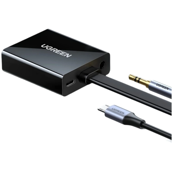 Купити Адаптер UGREEN MM103 HDMI to VGA + 3.5mm + micro-USB Power Port Converter Black (40248) - фото 2
