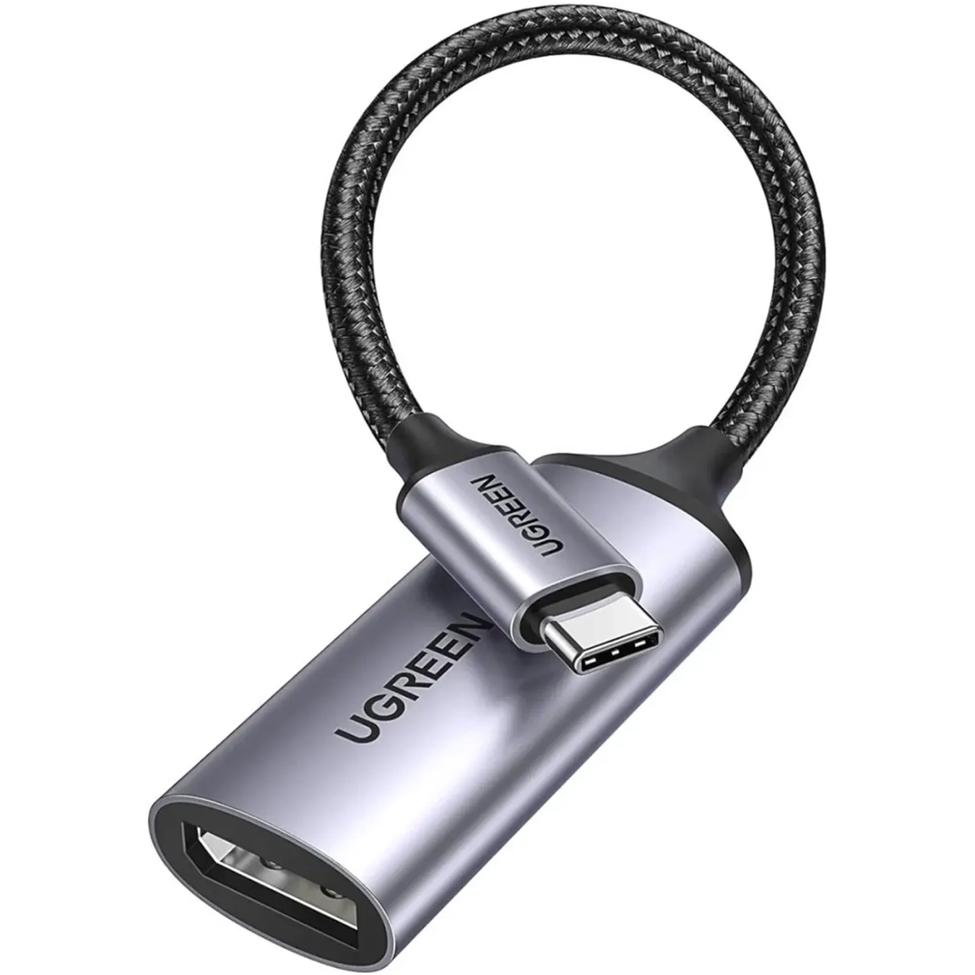 Купити Перехідник UGREEN CM654 USB-C to DisplayPort Thunderbolt 4 Grey (15575) - фото 2