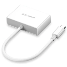 Купити Перехідник UGREEN MM123 USB-C to HDMI + VGA White (30843) - фото 2