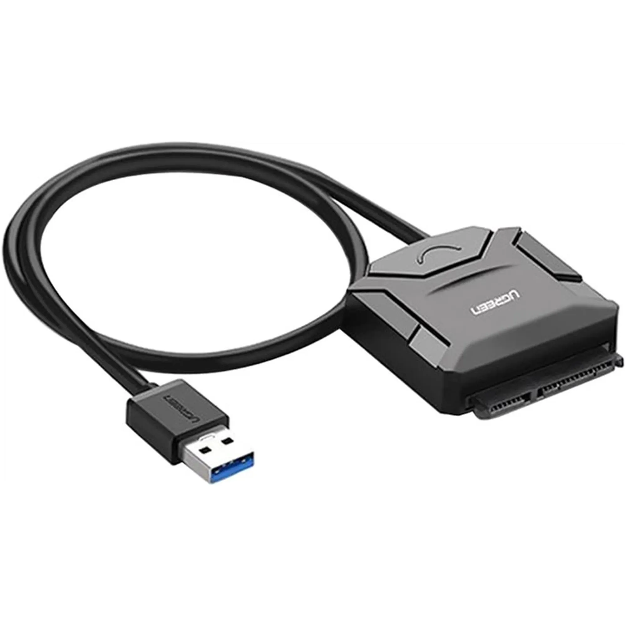 Купити Перехідник UGREEN CR108 USB 3.0 Type-A to SATA III (F) + DC Adapter (20611) - фото 4