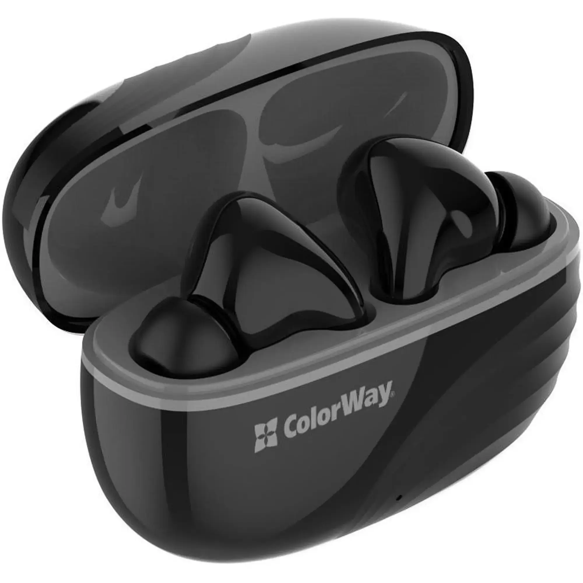 Купить Беспроводные наушники СolorWay Slim TWS-5 Earbuds Black (CW-TWS5BK) - фото 2