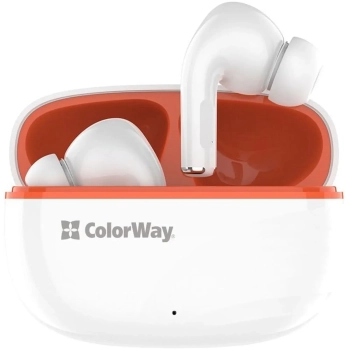 Купить Беспроводные наушники СolorWay Slim TWS-5 Earbuds White (CW-TWS5WT) - фото 1