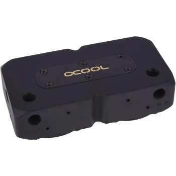 Купити Топ для помпи Alphacool Eisdecke D5 dual brass top - deep black (13322) - фото 1