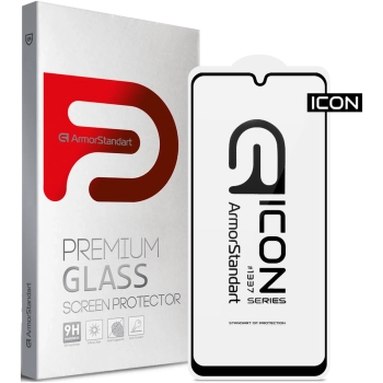 Купити Захисне скло ArmorStandart Icon для Samsung A22 4G Black (ARM59305) - фото 1