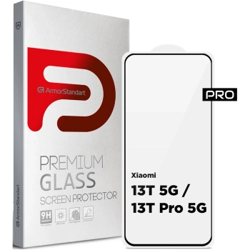 Купити Захисне скло ArmorStandart Pro для Xiaomi 13T 5G Black (ARM69579) - фото 1