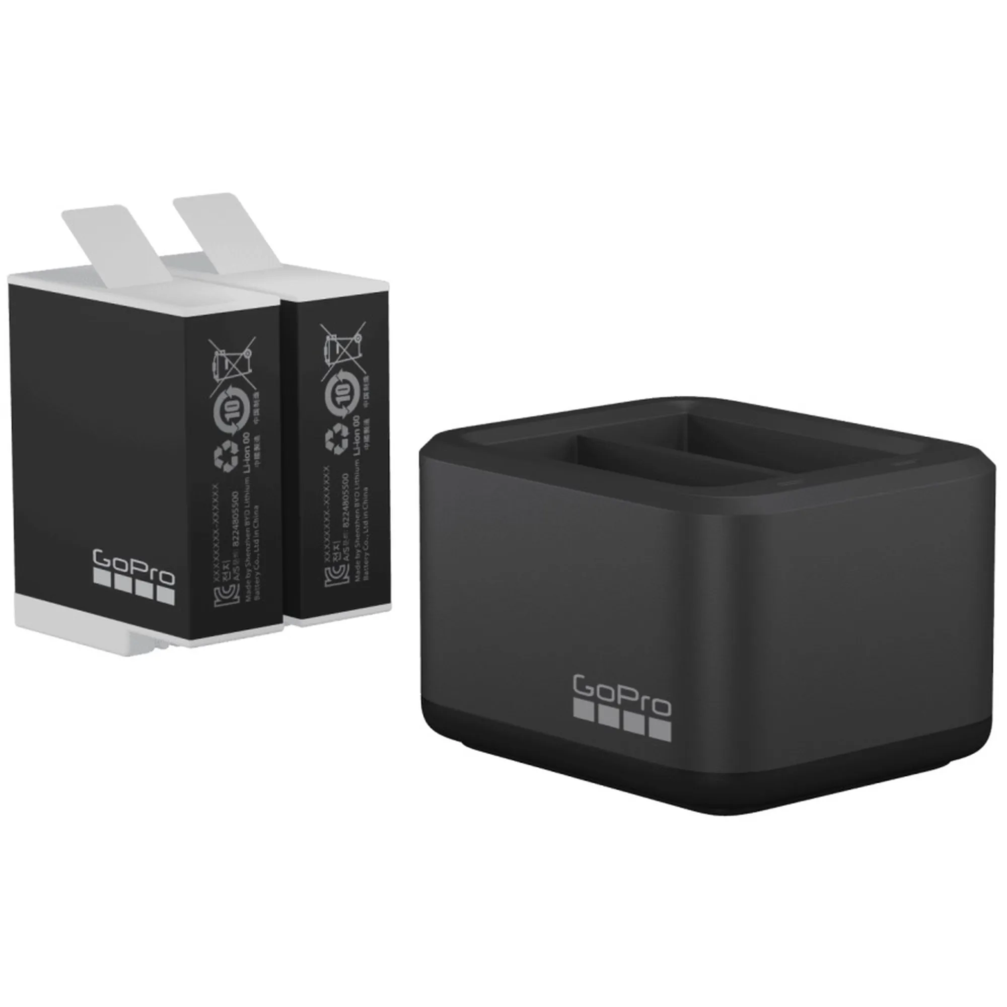 Купить Зарядное устройство GoPro Dual Battery Charger + аккумулятор Enduro 2 шт для HERO11/10/9 Black (ADDBD-211-VE) - фото 3