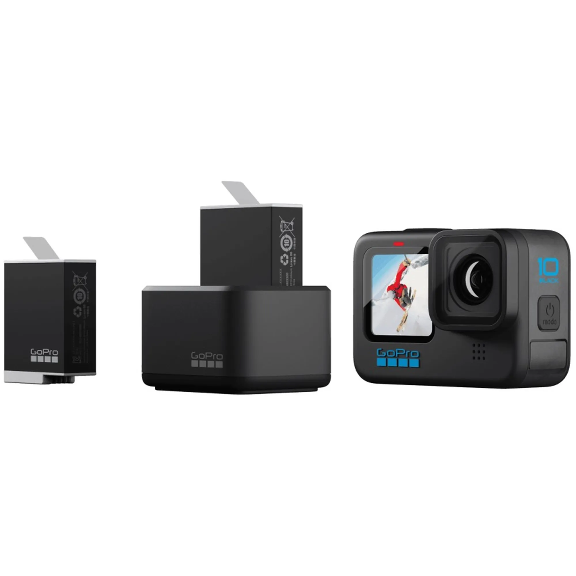 Купить Зарядное устройство GoPro Dual Battery Charger + аккумулятор Enduro 2 шт для HERO11/10/9 Black (ADDBD-211-VE) - фото 4