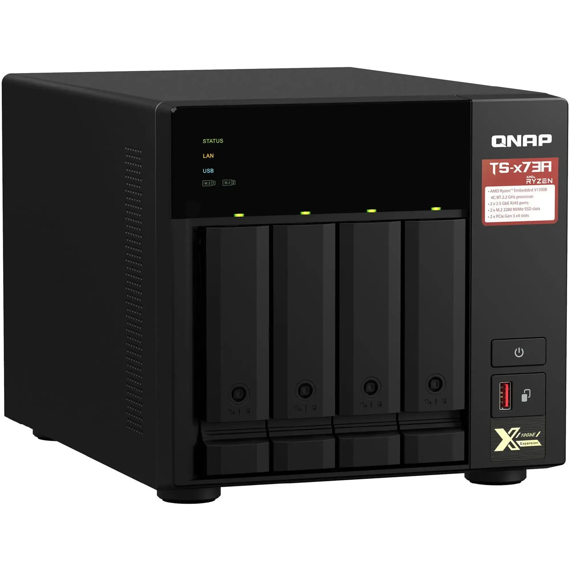 Купить Сетевое хранилище NAS QNAP TS-473A-8G - фото 2