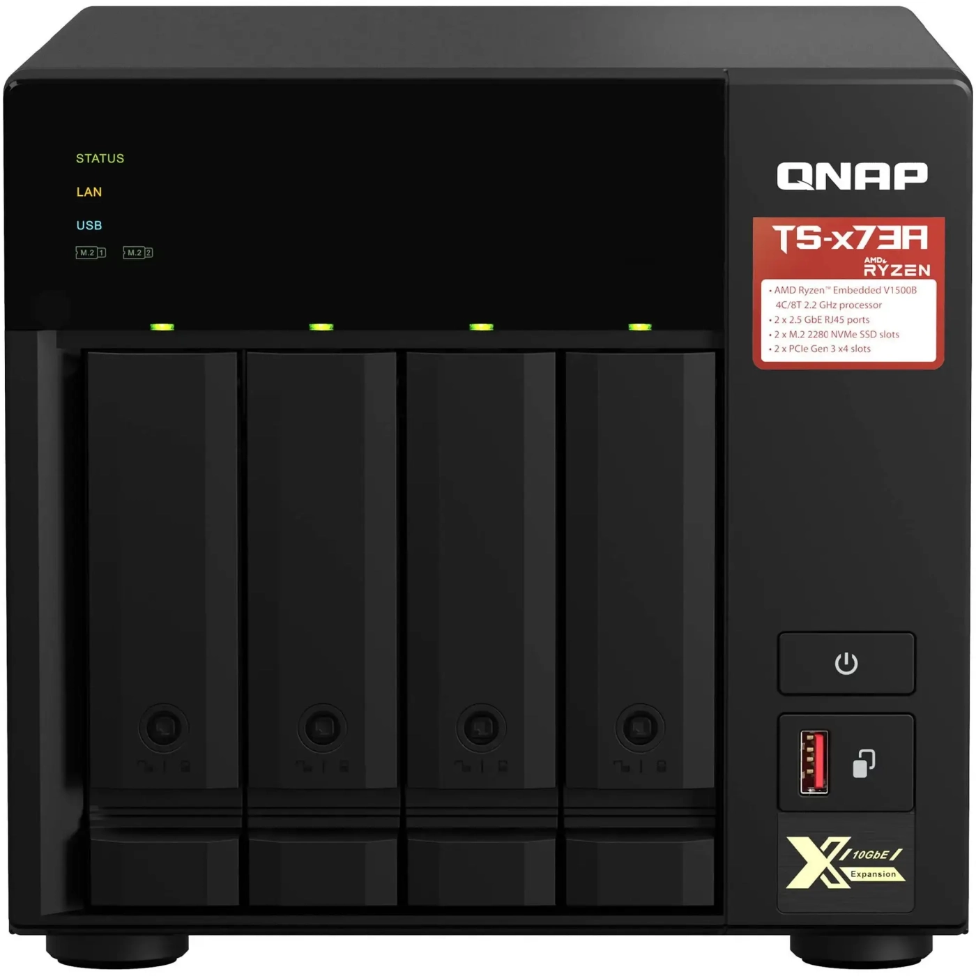 Купить Сетевое хранилище NAS QNAP TS-473A-8G - фото 3