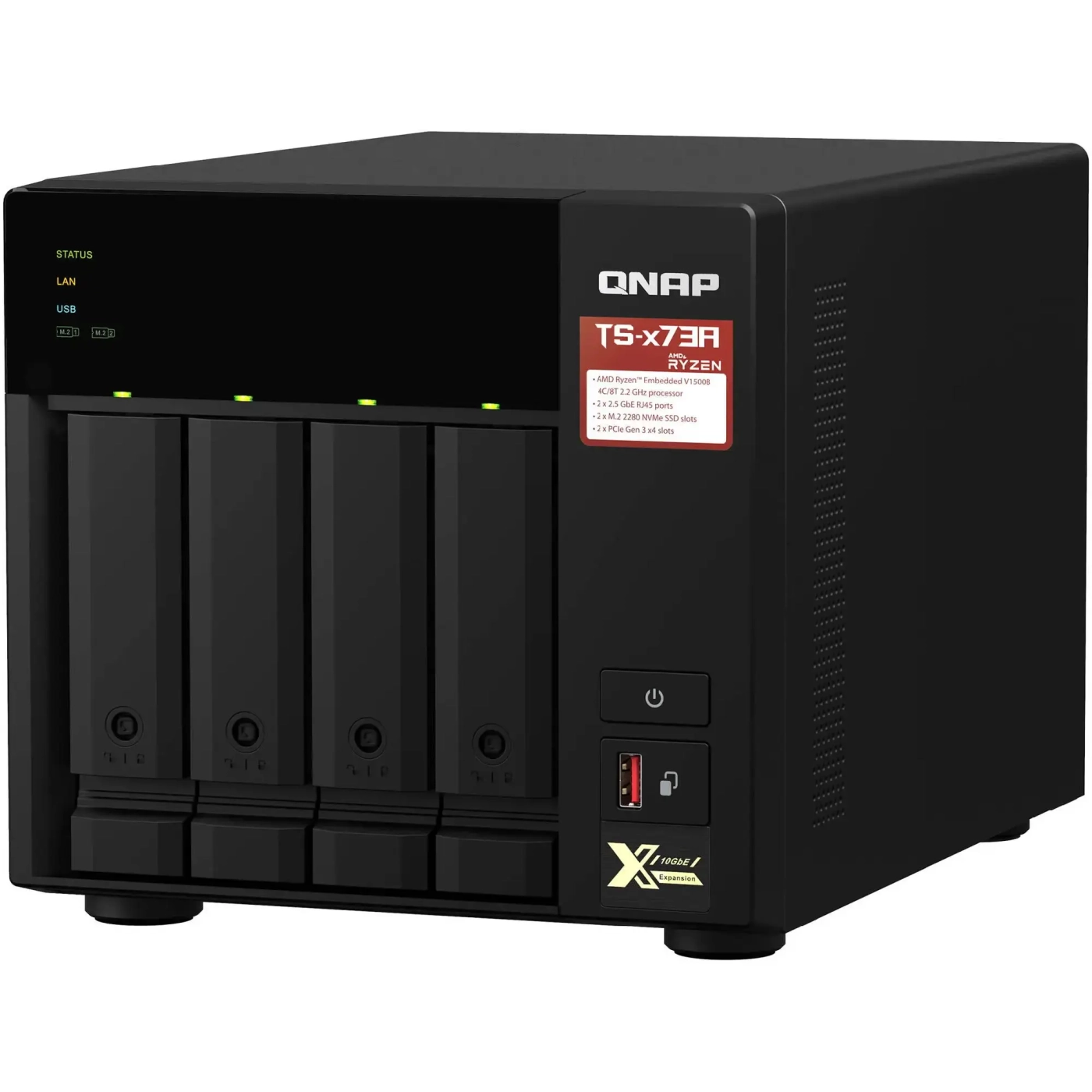 Купить Сетевое хранилище NAS QNAP TS-473A-8G - фото 4