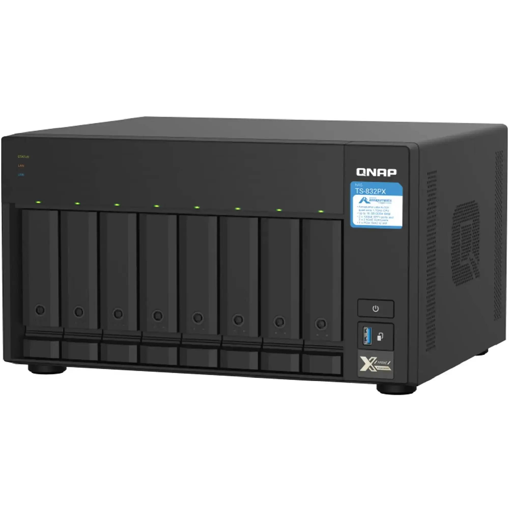 Купить Сетевое хранилище NAS QNAP TS-832PX-4G - фото 1