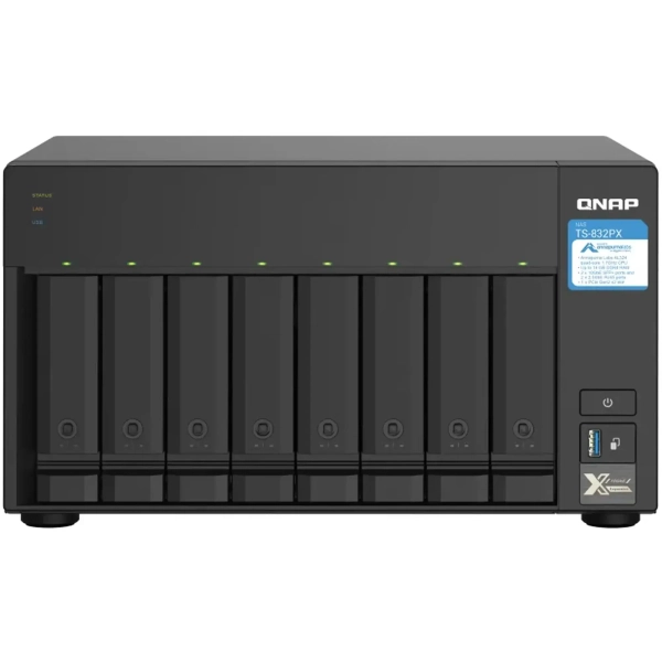 Купить Сетевое хранилище NAS QNAP TS-832PX-4G - фото 2