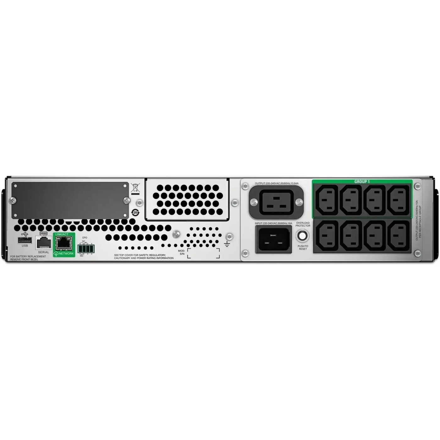 Купить ИБП (UPS) APC Smart-UPS RM 3000VA 2U LCD with SmartConnect (SMT3000RMI2UC) - фото 3