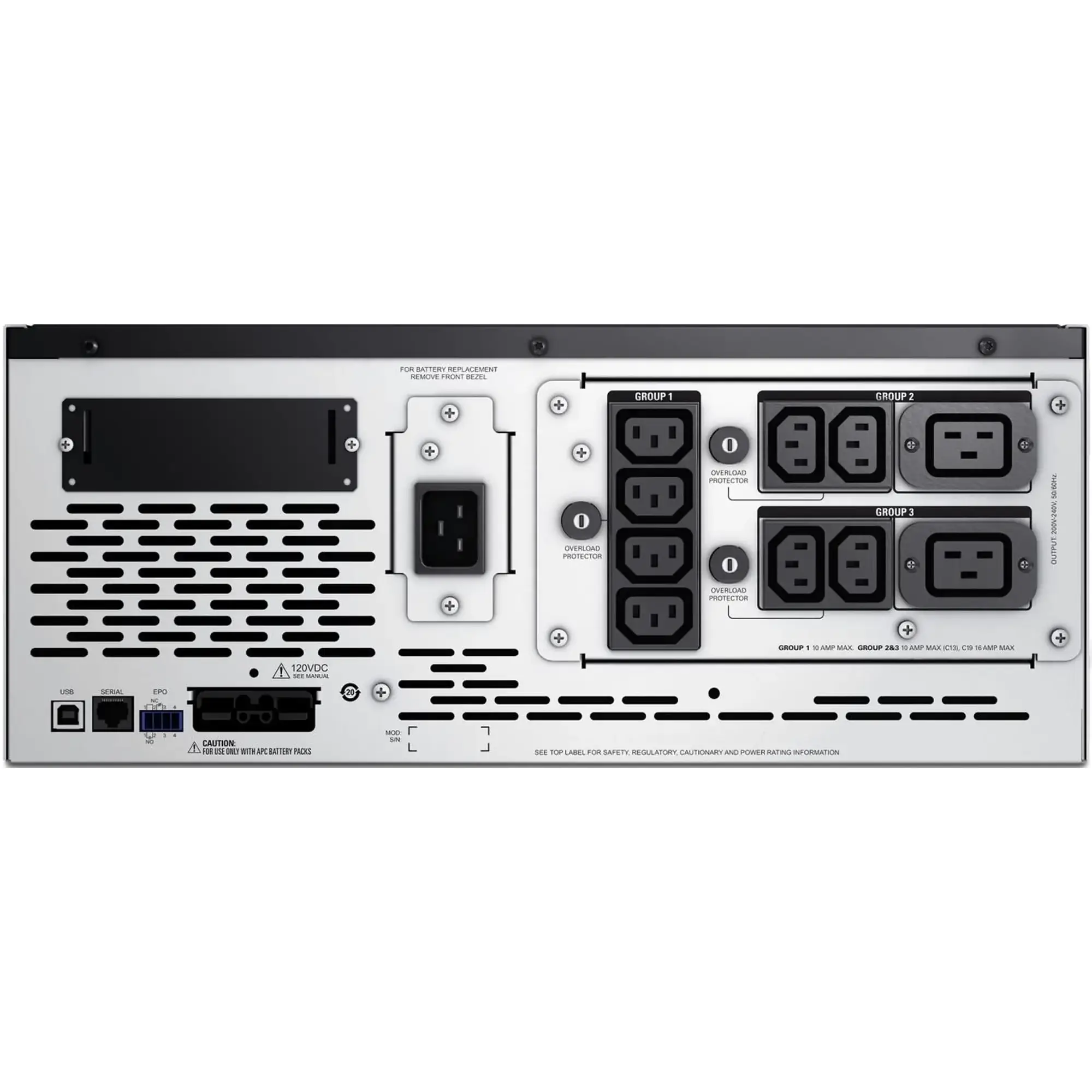Купити ДБЖ (UPS) APC Smart-UPS X 3000VA Rack/Tower LCD (SMX3000HV) - фото 4
