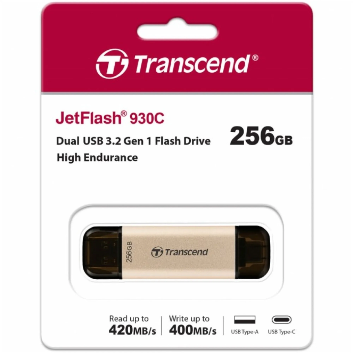 Купить Флеш накопитель 256GB USB Transcend JetFlash 930C (TS256GJF930C) - фото 4