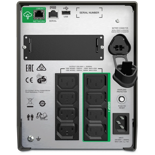 Купить ИБП (UPS) APC Smart-UPS 1000VA SmartConnect (SMT1000IC) - фото 2
