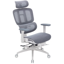 Купить Кресло офисное OfficePro Skyline Footrest OC750-W-DG-DG White/Dark Gray - фото 2