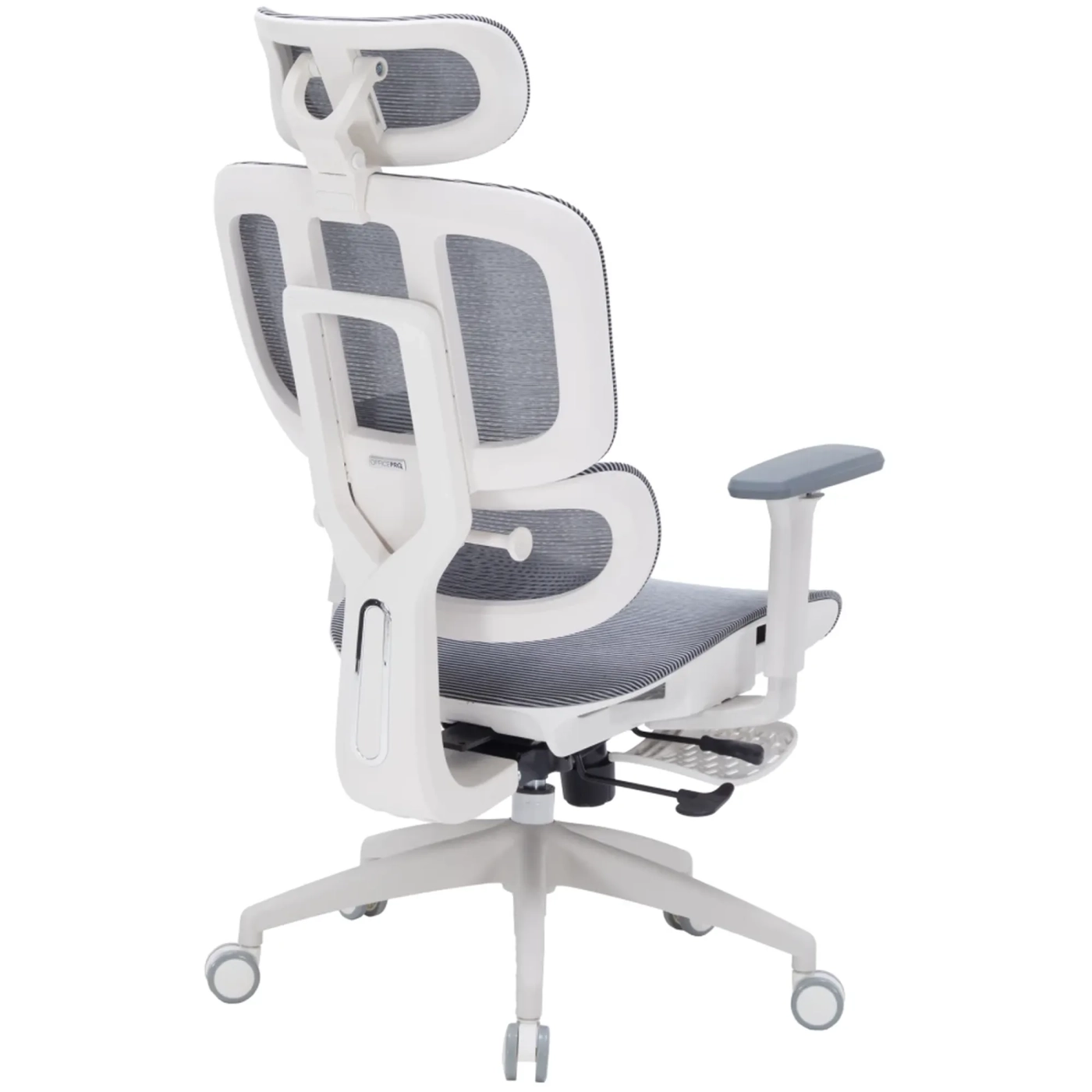 Купить Кресло офисное OfficePro Skyline Footrest OC750-W-DG-DG White/Dark Gray - фото 5