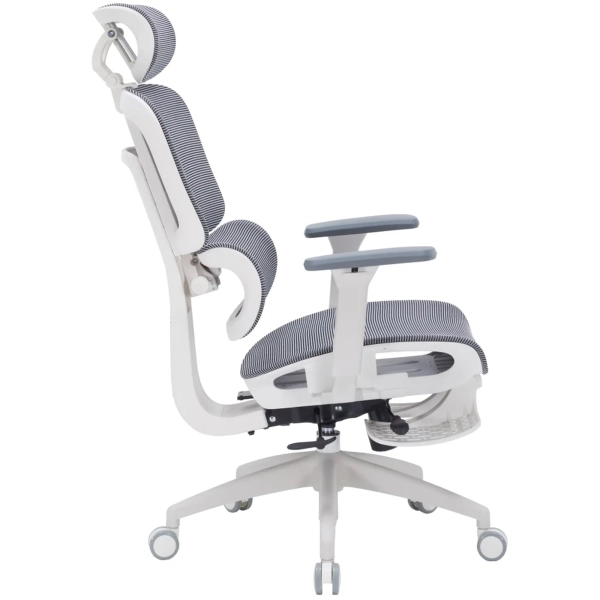 Купить Кресло офисное OfficePro Skyline Footrest OC750-W-DG-DG White/Dark Gray - фото 6