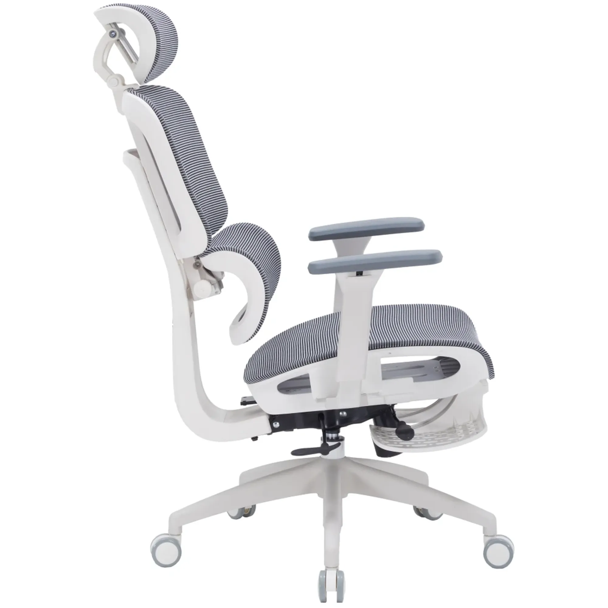 Купить Кресло офисное OfficePro Skyline Footrest OC750-W-DG-DG White/Dark Gray - фото 6