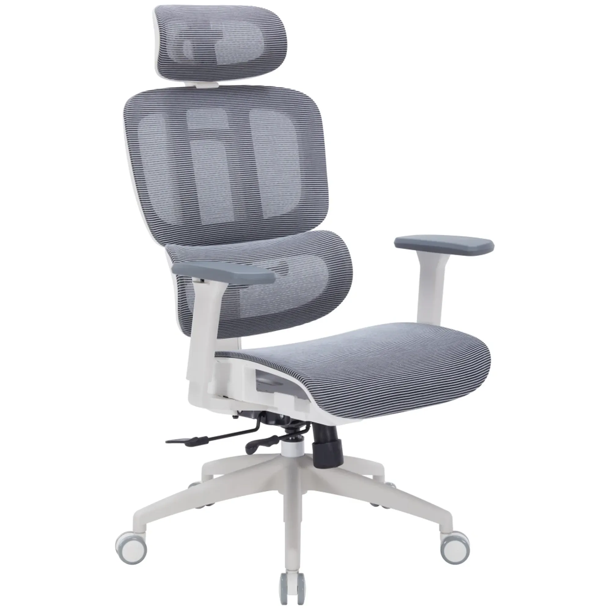 Купити Крісло офісне OfficePro Skyline OC680-W-DG-DG White/Dark Gray - фото 2