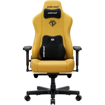 Купить Кресло для геймеров Anda Seat Kaiser 3E XL Bright Yellow Fabric (AD23YC-XL-09-Y-CF-Y01) - фото 1