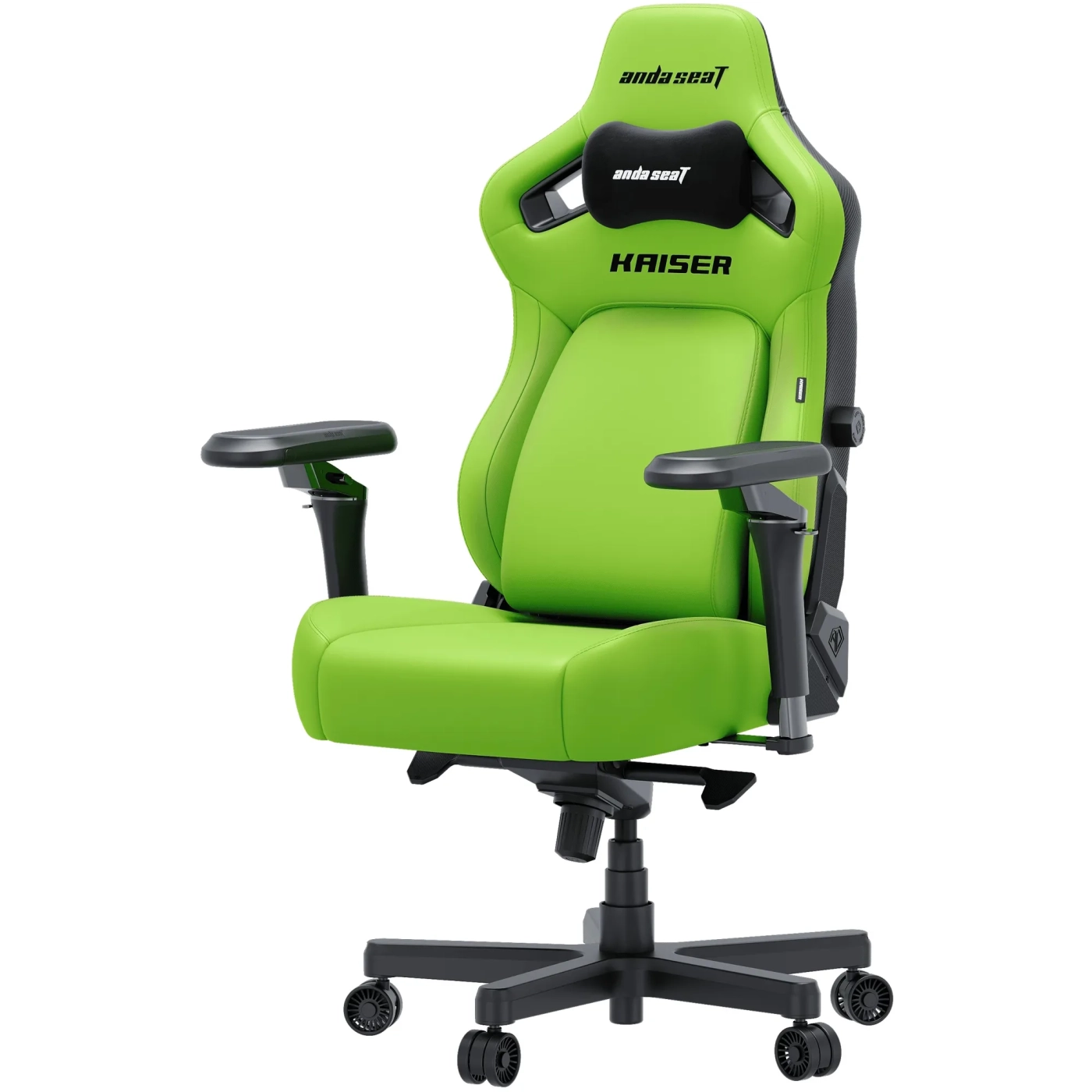 Купити Крісло для геймерів Anda Seat Kaiser 4 V2 XL Cyber Green PVC (AD12YDDC-XLL-20-C-PV/C-03) - фото 2
