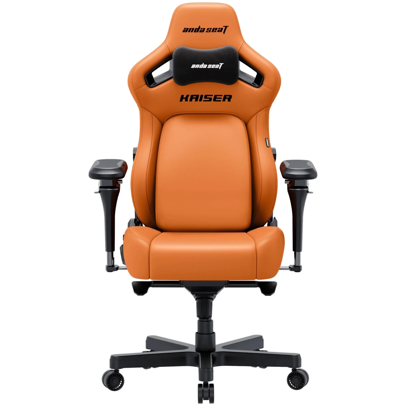 Купити Крісло для геймерів Anda Seat Kaiser 4 V2 XL Orange PVC (AD12YDDC-XLL-20-O-PV/C-03) - фото 1