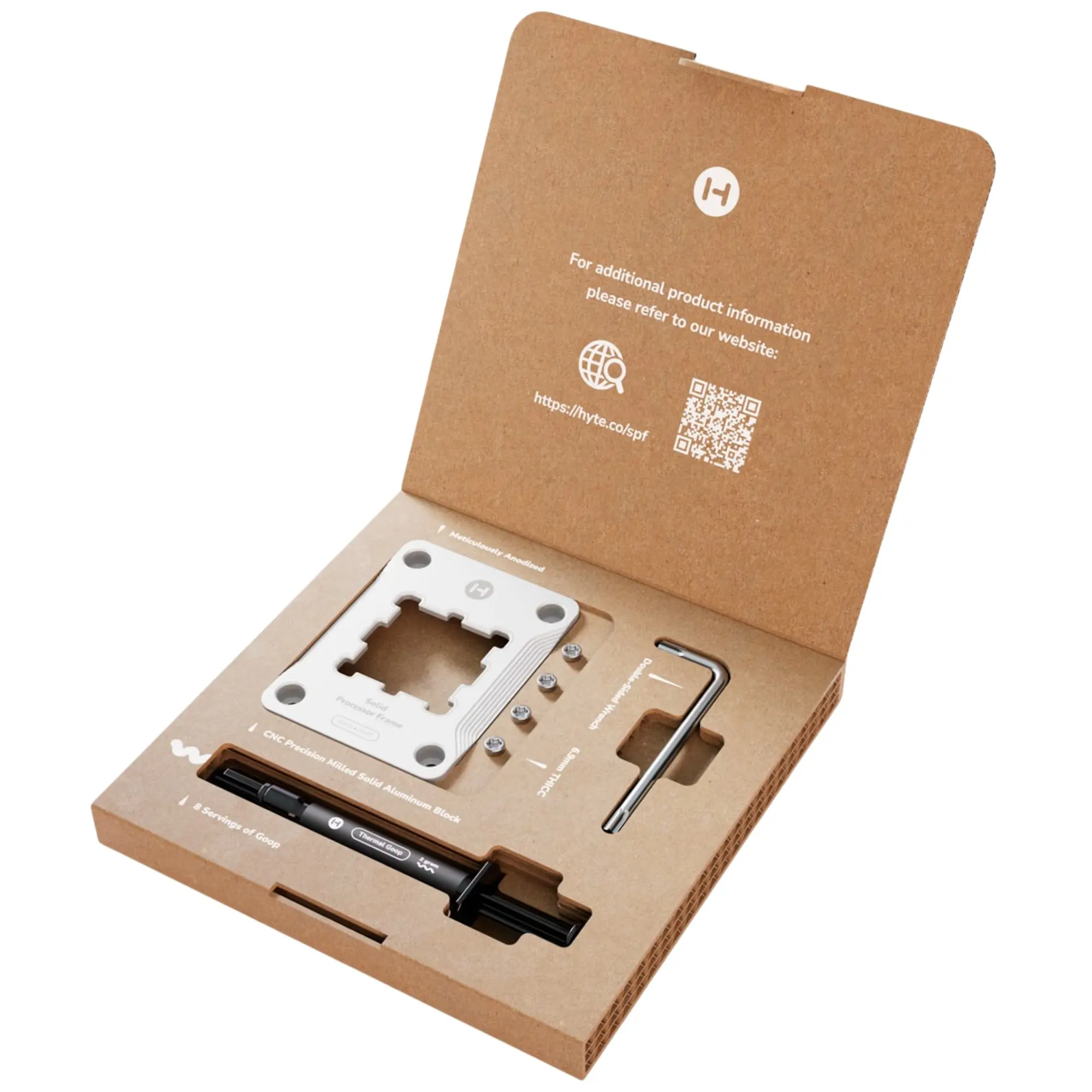 Купить Рамка для сокета HYTE Solid Processor Frame for Socket AM5 White (ACC-HYTE-SPF-AM5-WW) - фото 5