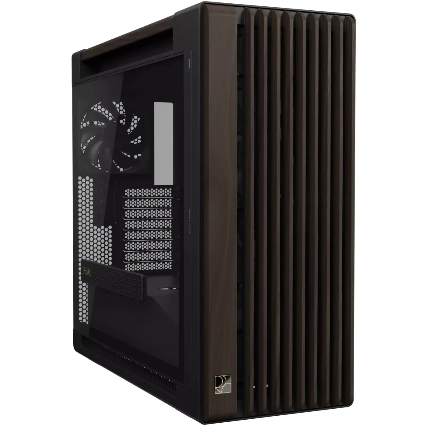 Купить Корпус ASUS ProArt PA602 Wood Edition - Tempered Glass Panel Modern Black (90DC00J0-B09030) - фото 2