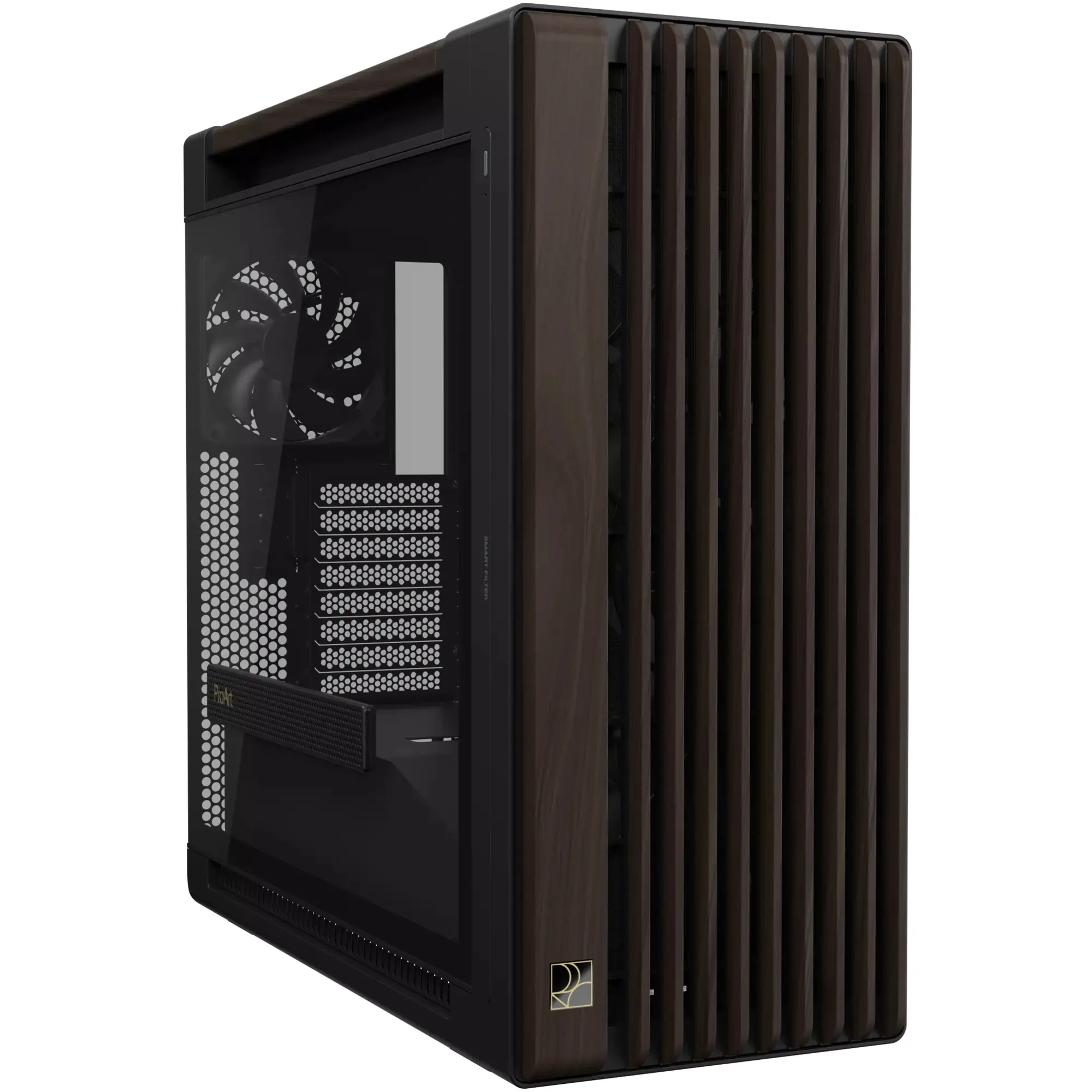 Купить Корпус ASUS ProArt PA602 Wood Edition - Tempered Glass Panel Modern Black (90DC00J0-B09030) - фото 2
