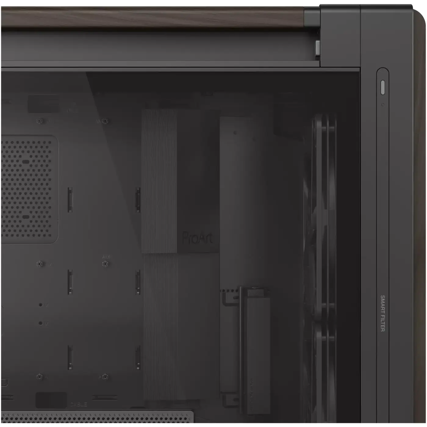 Купить Корпус ASUS ProArt PA602 Wood Edition - Tempered Glass Panel Modern Black (90DC00J0-B09030) - фото 13