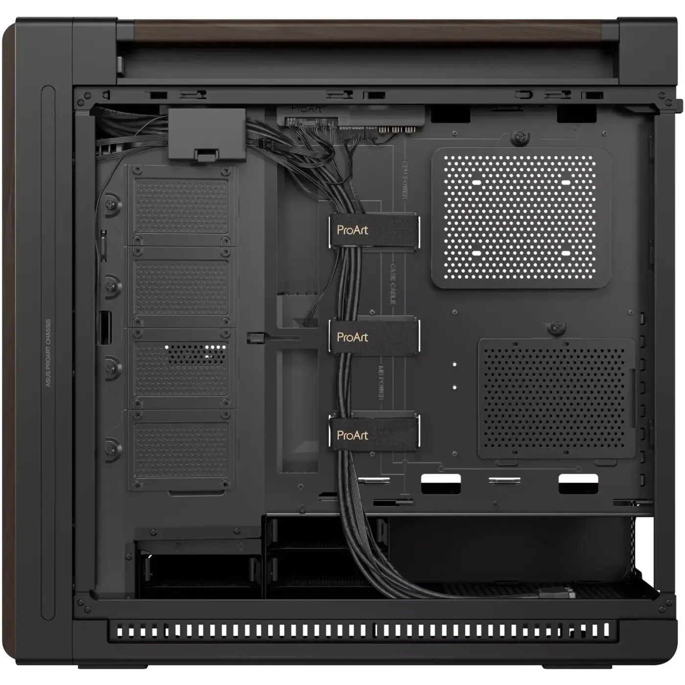 Купить Корпус ASUS ProArt PA602 Wood Edition - Tempered Glass Panel Modern Black (90DC00J0-B09030) - фото 17