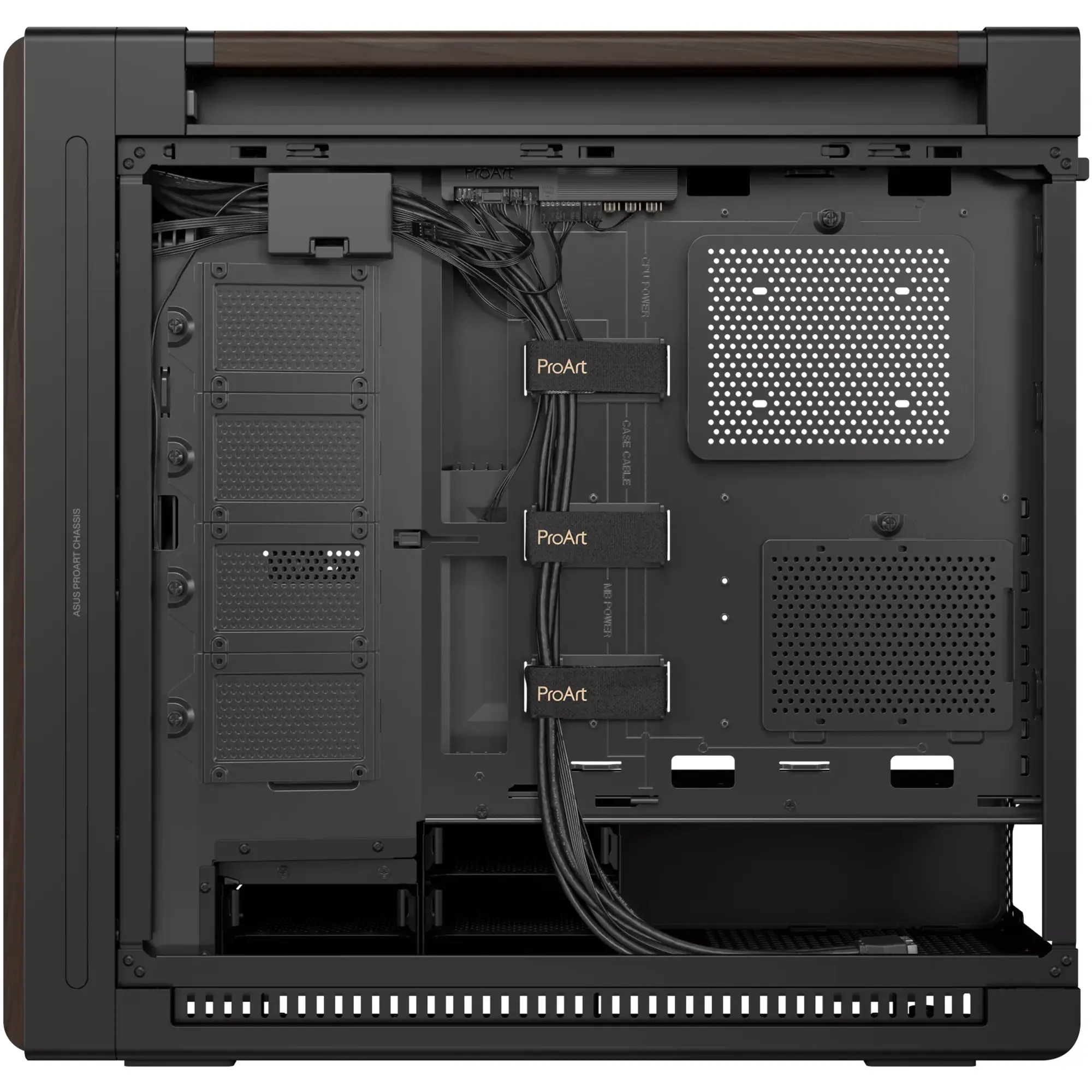 Купить Корпус ASUS ProArt PA602 Wood Edition - Tempered Glass Panel Modern Black (90DC00J0-B09030) - фото 17