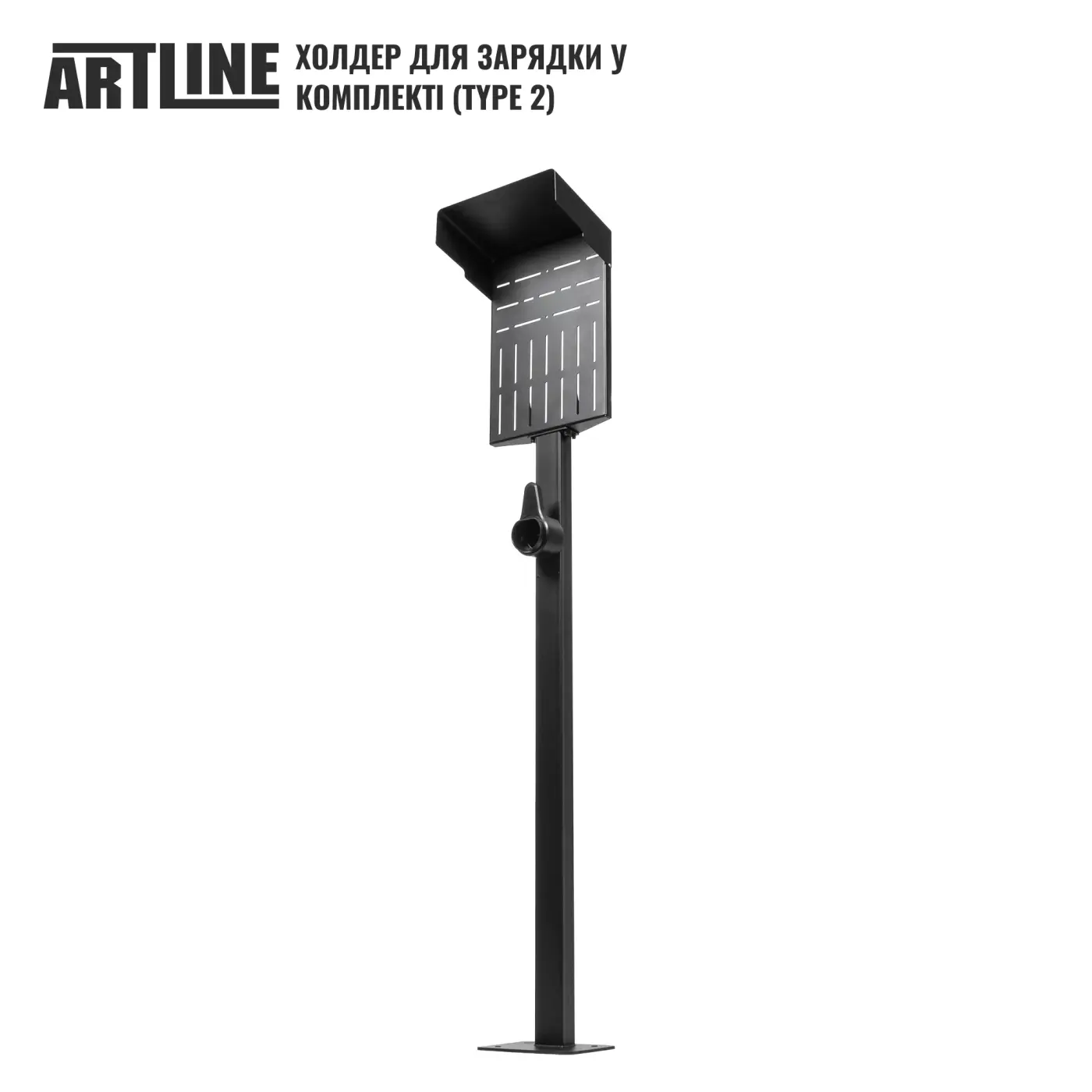Купить Универсальная подставка ARTLINE с держателем для автомобильного зарядного устройства Bulk Black (ARTLINE_CAR_CHR_HOLDER) - фото 6