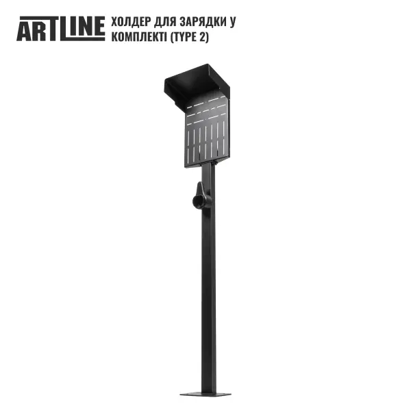 Купить Универсальная подставка ARTLINE с держателем для автомобильного зарядного устройства Bulk Black (ARTLINE_CAR_CHR_HOLDER) - фото 6