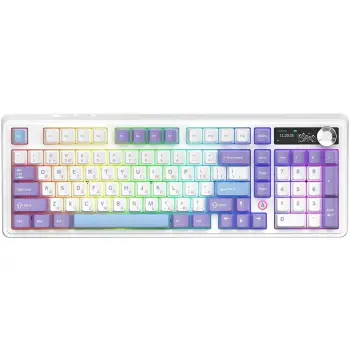 Купить Клавиатура Ajazz AK980 V2 Gift Switch V2 Purple White Blue (AK980-V2-G-PWB) - фото 1