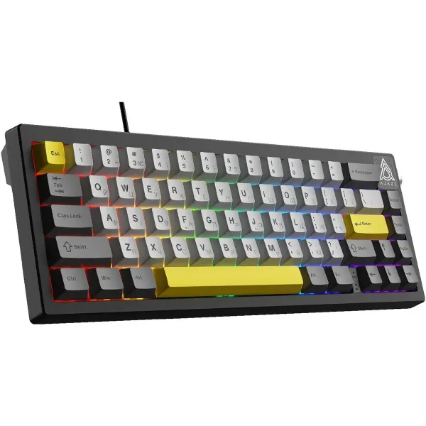 Купить Клавиатура Ajazz AK650 Moon Yellow switches Gray White Yellow (AK650-MY-GWY) - фото 3