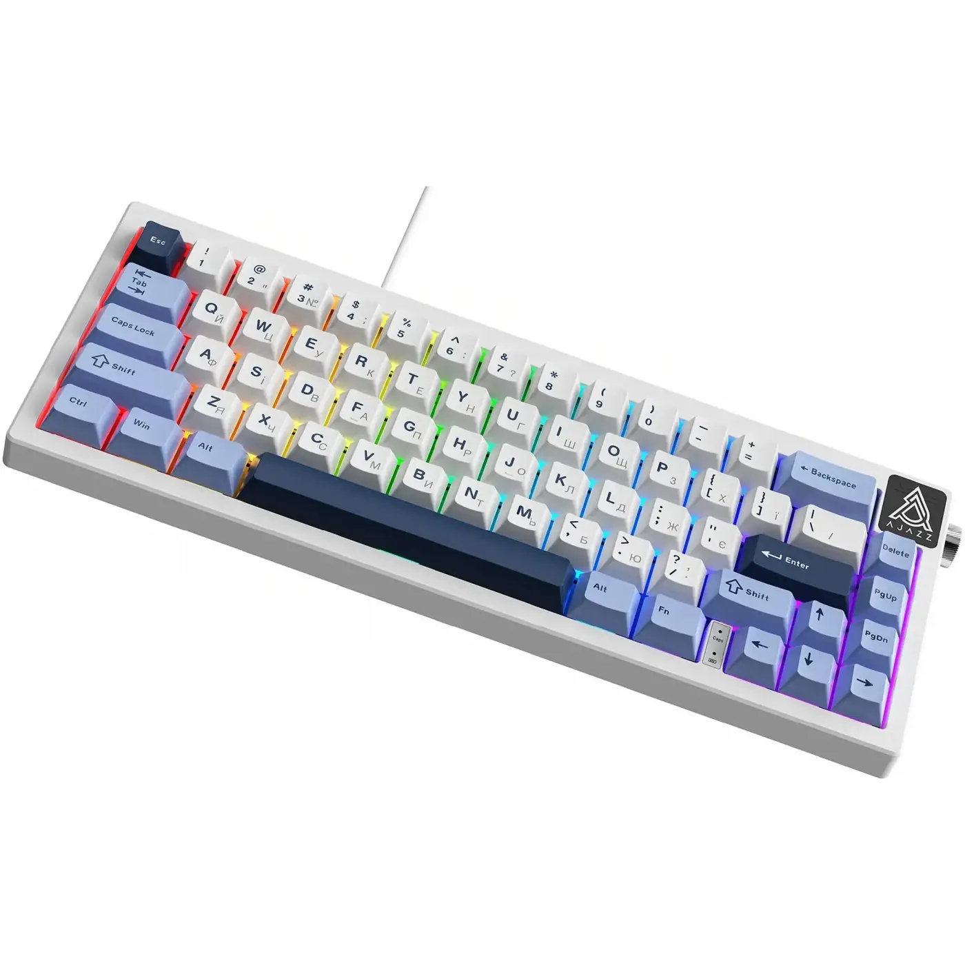 Купить Клавиатура Ajazz AK650 Sea Salt switches Blue White Blue (AK650-SS-BWB) - фото 3